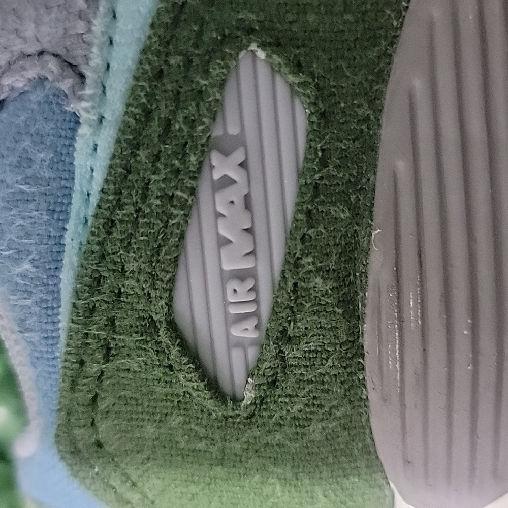 Nike Air Max Kids Sneakers - Blue, Green, and Purple - Picture 7 of 7
